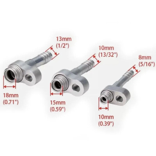HVAC Barb Fitting Straight O-Ring for Car AC Compressor