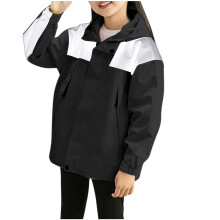 Kids Waterproof Hooded Jacket Long Sleeve Ages 4-15