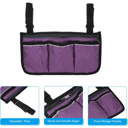 Walker Bag Rollator Organizer Pockets 1 Pack 1