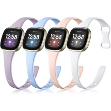 Fitbit Versa 4 compatible silicone sport band small/large