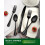 Black Stainless Steel Flatware Set 20-Pc for 4 7