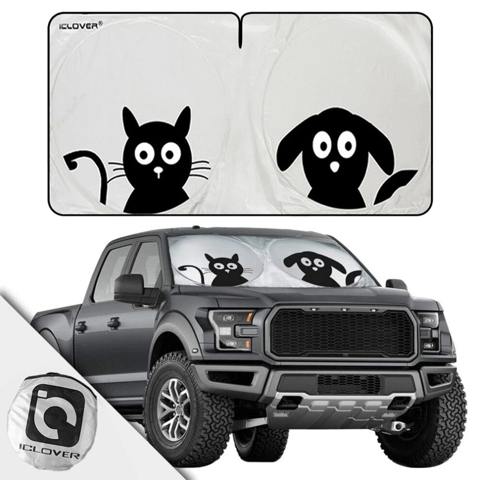 Car Windshield Sun Shade Foldable Cartoon Design For Most 9027700357204