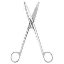 Stainless Steel Animal Scissors Curved Round 1 Pair