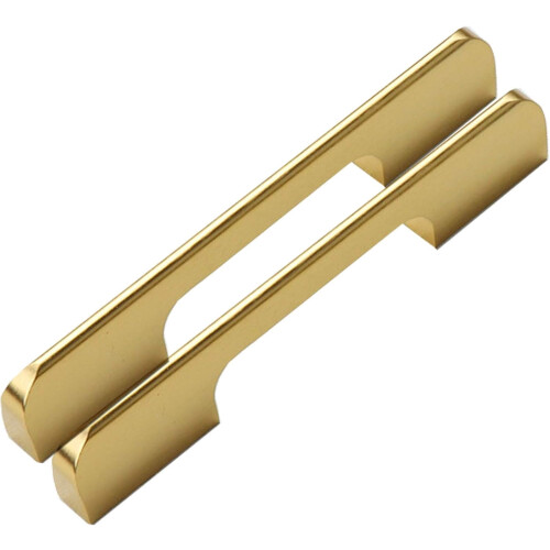 Kitchen Drawer Pull Handles Brushed Gold 2 Pcs