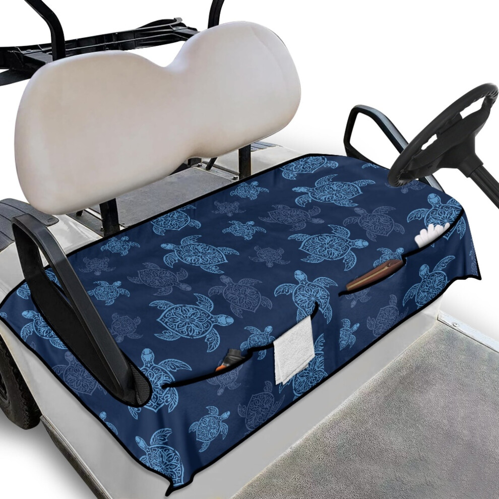 Sea Turtle Golf Cart Seat Cover Non-Slip 2-Passenger 9027700362024