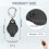 6 Pcs Keychain UV Light Blacklight Money Checker LED Keychain Flashlight Portable Flashlight Note Checker 6