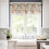 Eucalyptus Leaf Kitchen Curtains Set Orange Green 3-Pc 6