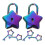 Star-Shaped Mini Padlocks Set for Diary or Jewelry Storage 7