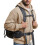 Moletom masculino com capuz, zíper frontal e textura waffle, com bolso canguru. 4