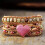 Boho Natural Stone Heart Charm Bracelet Red Multicolor 3
