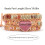 Boho Natural Stone Heart Charm Bracelet Red Multicolor 7