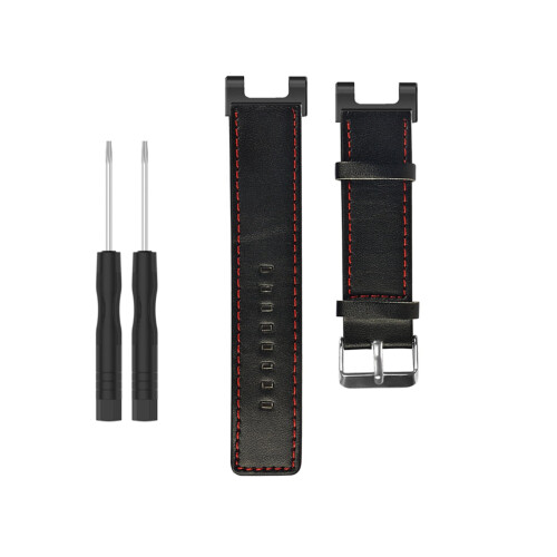 Leather Watch Strap Compatible with Huami Band 1