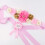 Maternity Sash Belt Pink Pregnancy Flower Design 1 pc 3