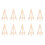 Pine Canvas Stand Foldable Mini Easel 10 pcs 2