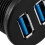 USB Panel Cable for Cars Dual Port Flush Mount Dash Extender 5