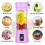 Mini Juicer Cup 380ML Portable Personal Blender with 6 2