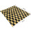Checkerboard Grid Flannel Throw Blanket 50x60 Black 4