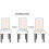 Stretch-Spandex-Esszimmerstuhlhussen, 6er-Pack, Parsons-Stuhl 6