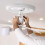 Ceiling Medallion Round Split Cover for Fan Light Fixture 5