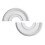 Ceiling Medallion Round Split Cover for Fan Light Fixture 6
