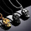Skull Pendant Necklace for Men Customizable 6