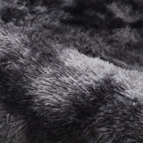 DODOING Soft Shaggy Area Rug Black 5 Sizes 2