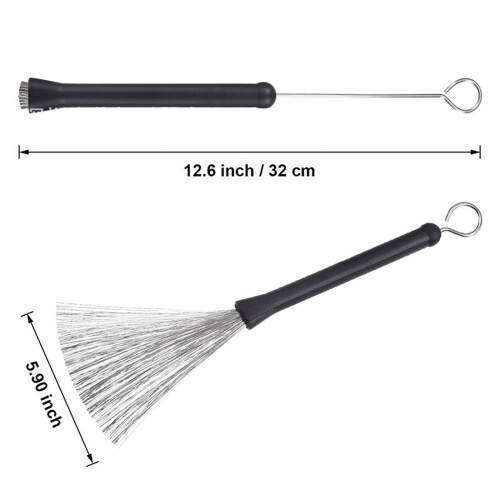 Jazz Drum Brushes Steel Wire 32cm 2