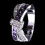 Women's Wedding Ring with Clear Zircon Inlay Size 6 4