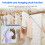 Clothes Hook Pole Detachable Telescopic 37 to 64 Inches 8
