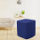Polyester ottoman cover square footstool 1 piece 3