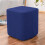 Polyester ottoman cover square footstool 1 piece 5