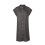 Women's Solid Denim-Style Mini Dress with Button-Up Front 5