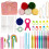Crochet Hooks Kit Ergonomic Handles 59-Pc 2