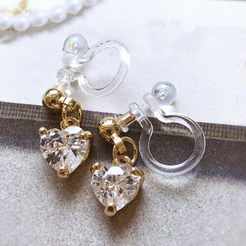 Invisible Clip-on Earring Converters for Non-Pierced Ears 1