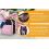 Roller Skates Bag Pink Breathable Large Capacity 4