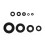 Nylon Flat Washers Assorted Sizes 500 pcs Black 2