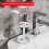 Porte-brosse à dents avec couvercle gris 1 pièce 6