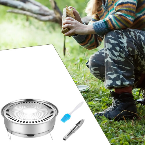 Stainless Steel Portable Tabletop BBQ Grill 2