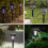 Solar Bug Zapper LED Mosquito Killer 2 Pcs 2