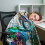 Κουβέρτα Fleece από Φανέλα με Σχέδιο Ocean Sea Turtle 40x60 4