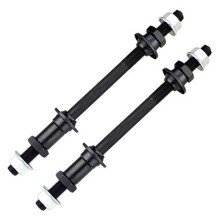 2X Verlängerte 240mm Mountainbike Snowbike Fahrrad Naben Hinter Achse Nach Gerüstete Voll Achse Hinter Achse Fahrrad Zubehör Achse