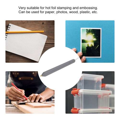 Foil Embossing Pen ABS USB Powered Portable Hot Foil Pen 2