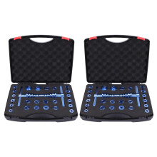 2X Juego de Prensas para Rodamientos Cíclicos para Ruedas / Bujes de Buje Bicicleta de Cola Blanda Marco de Punto de Cojinete Herramienta de