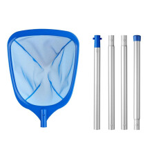 Rede para Folhas de Piscina Profunda com Estrutura Reforçada, Malha Ultrafina, Prática para Remover Folhas.