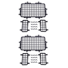 6x für MN D90 D99S MN99S 1/12 RC Auto Upgrade Teile Metall Stereoskopische Heck Scheiben Gitter Schutz Netz Zubehör