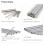 304 Stainless Steel Round Rod 3mm x 200mm 10Pcs 6