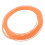 Orange Smooth PU Round Belt High Tensile Strength 10m 6