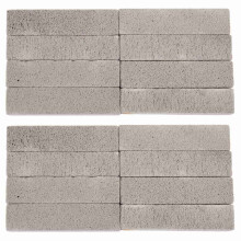 16 Pieces Pumice Stones for Cleaning Pumice Scouring Pad Grey Pumice Stick Cleaner for Removing Toilet Bowl Ring Bath