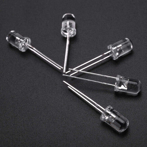 Warm White LED Diode 5mm 3V 20mA 100 pcs 2