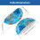Cup Drawer Pulls Dragonfly Blue Shell Shape 6 pcs 2